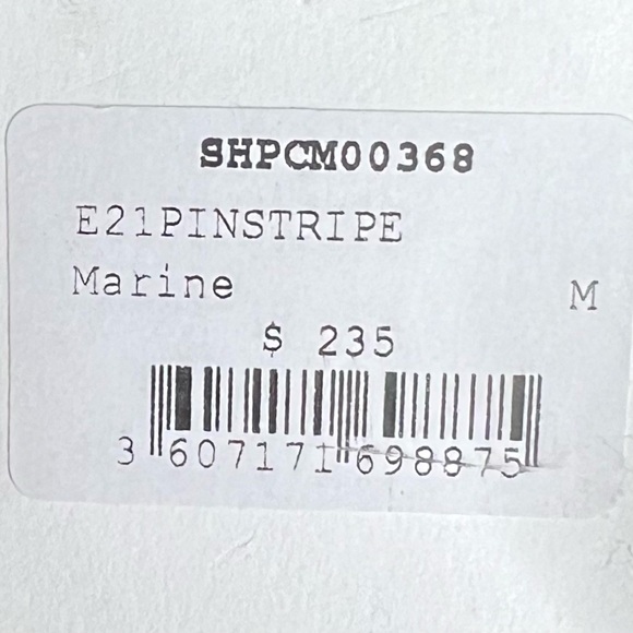 New With Tags SANDRO PARIS SHORT SLEEVE MENS STRIPED SHIRT - Picture 4 of 5